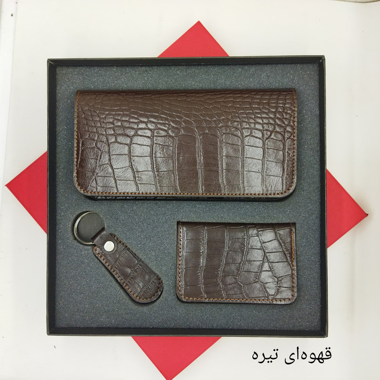 ست هدیه چرم دیاکو مدل 255coro